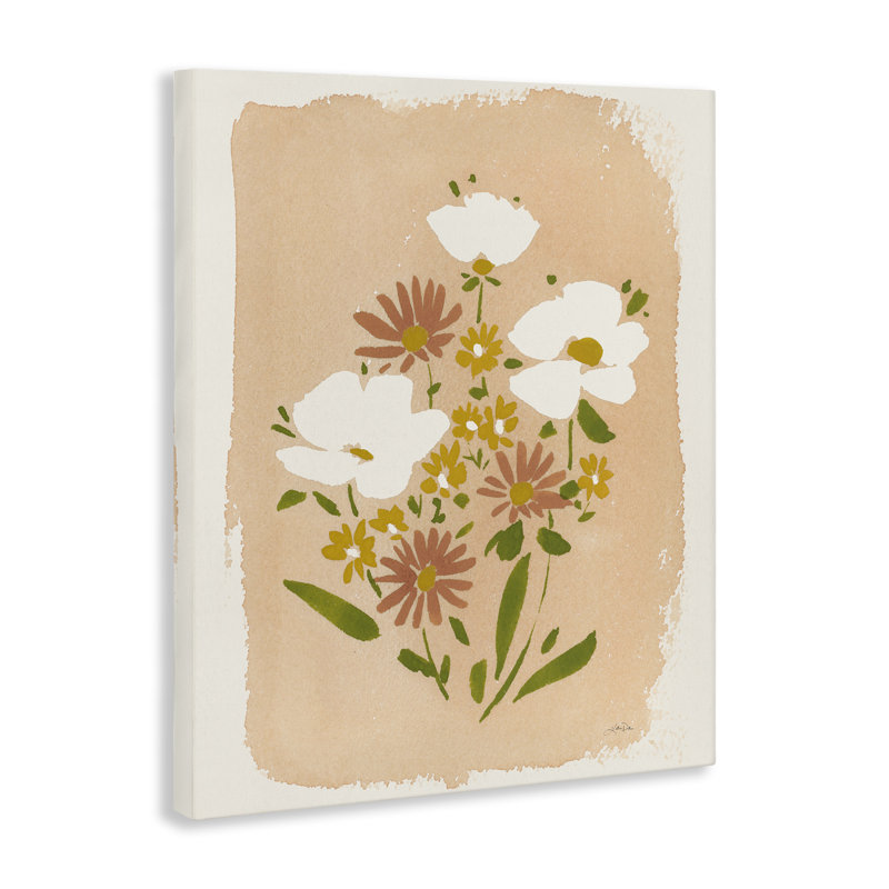 Art mural sur toile Wildflower Meadow Treasures, design par Katrina Pete, H 40 po x l 30 po