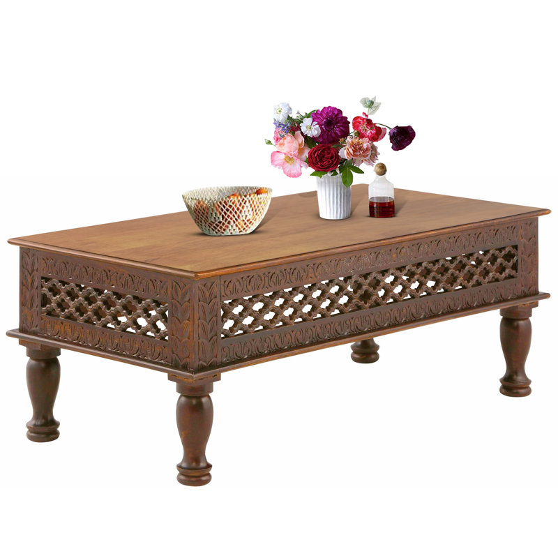 Agirta Solid Wood Four Leg Coffee Table