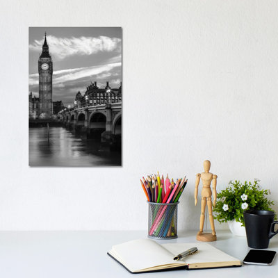 Evening At Westminster Bridge by Melanie Viola - Print on Canvas