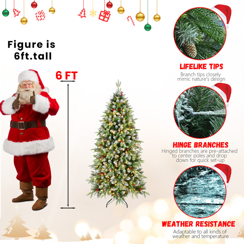 Pre-Lit Artificial Christmas Tree