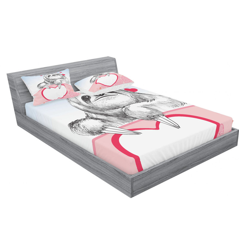 Microfiber Sheet Set, Full Sheet Set with Fitted Sheet