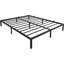 Structure de lit plateforme en métal robuste de 6 pouces, design minimaliste-16293637-16293634