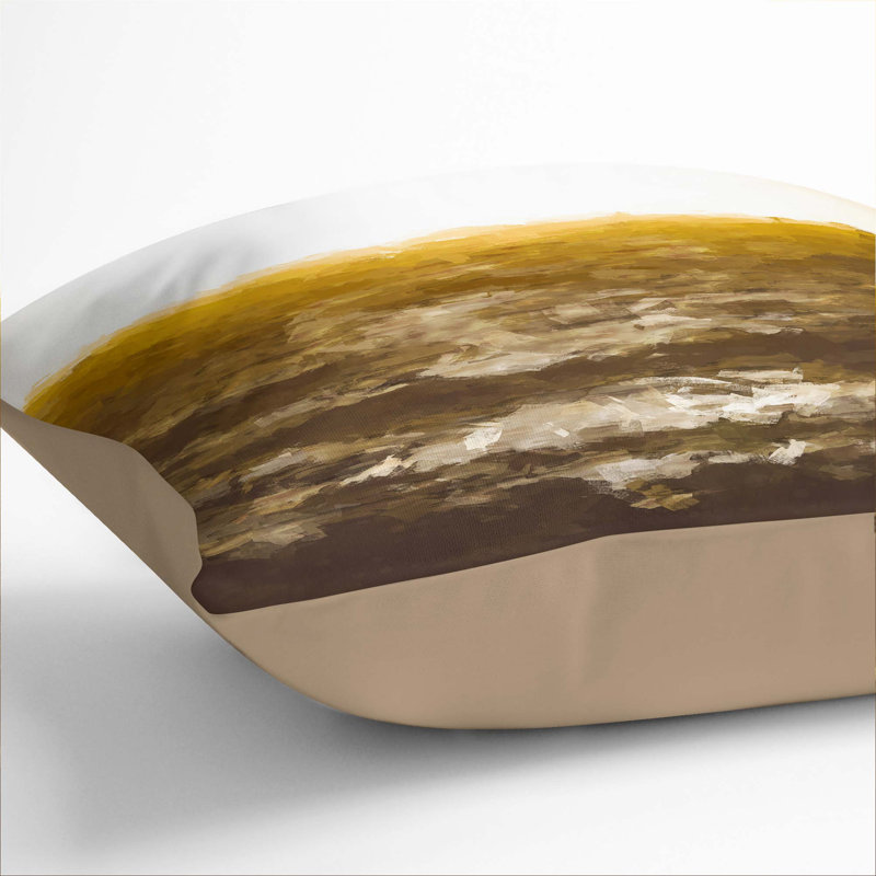 Square Throw Cushion, 55cm H x 55cm W x 20cm D, Stone