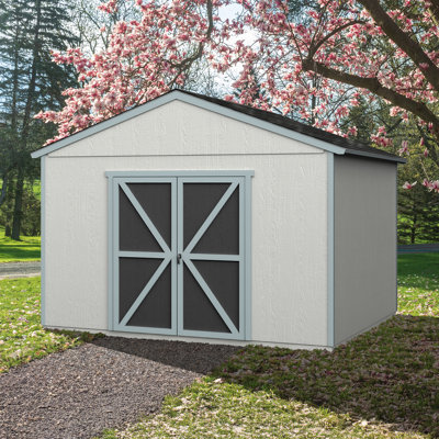 Astoria Wood Storage Shed, 12 ft. W x 12 ft. D, With Floor (DIY Installation)