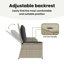 High-Density Polyethylene (HDPE) Wicker Wicker Outdoor Bench-1673836158-1673836156