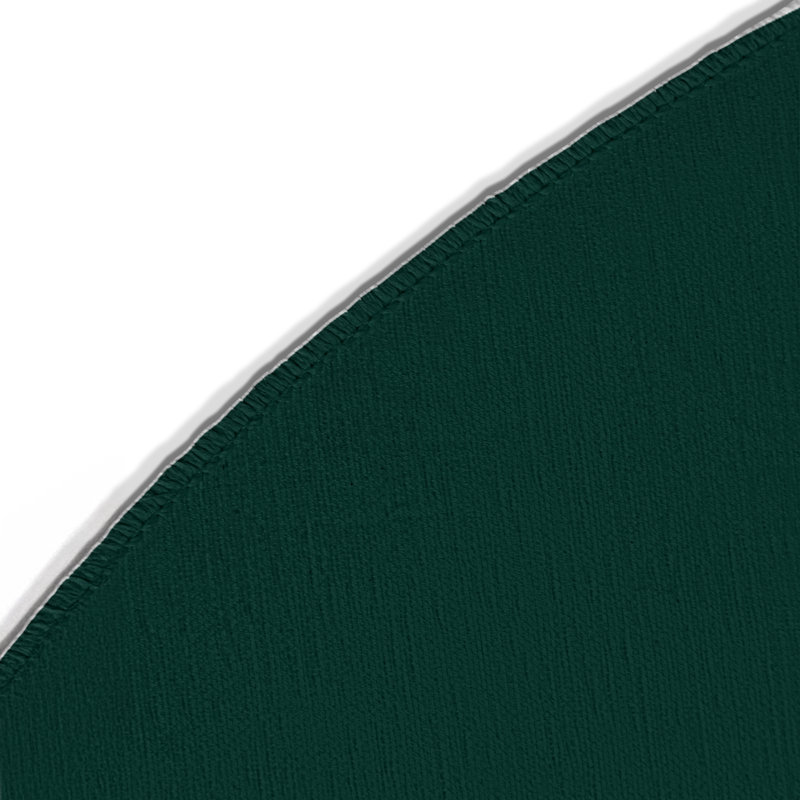 Green Grids Indoor And Outdoor Area Rug, Round 5'
