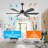 Hydle 60'' Ceiling Fan with LED Lights-1351722035