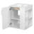 Modern Bathroom Vanity with Side Storage
