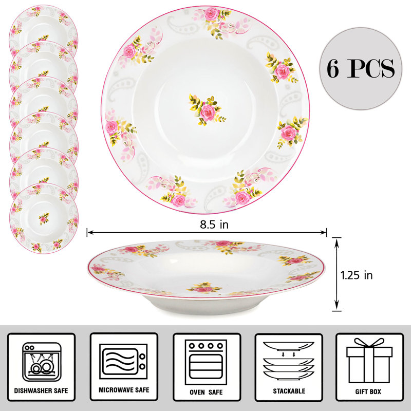 Rose Garden Deep Plate