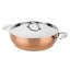 TOSCANA Saute Pan 2 Handles with Lid Cm 28 Copper