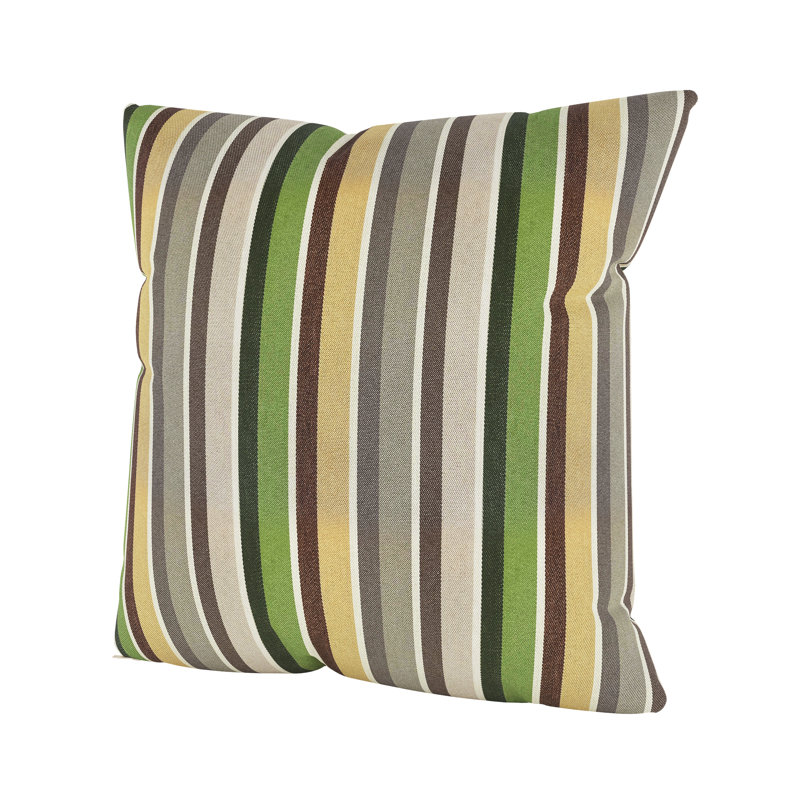 Coussin décoratif intérieur / extérieur Gabi, Carré 16 po, Sunbrella Samuel Meadows