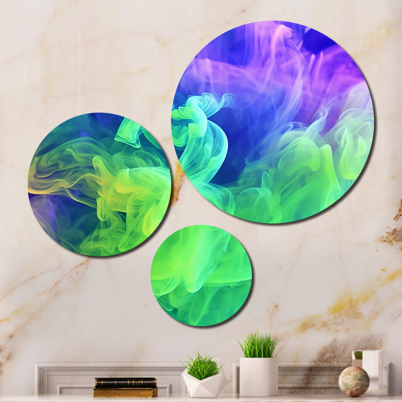 Abstract Wall Decor on Metal