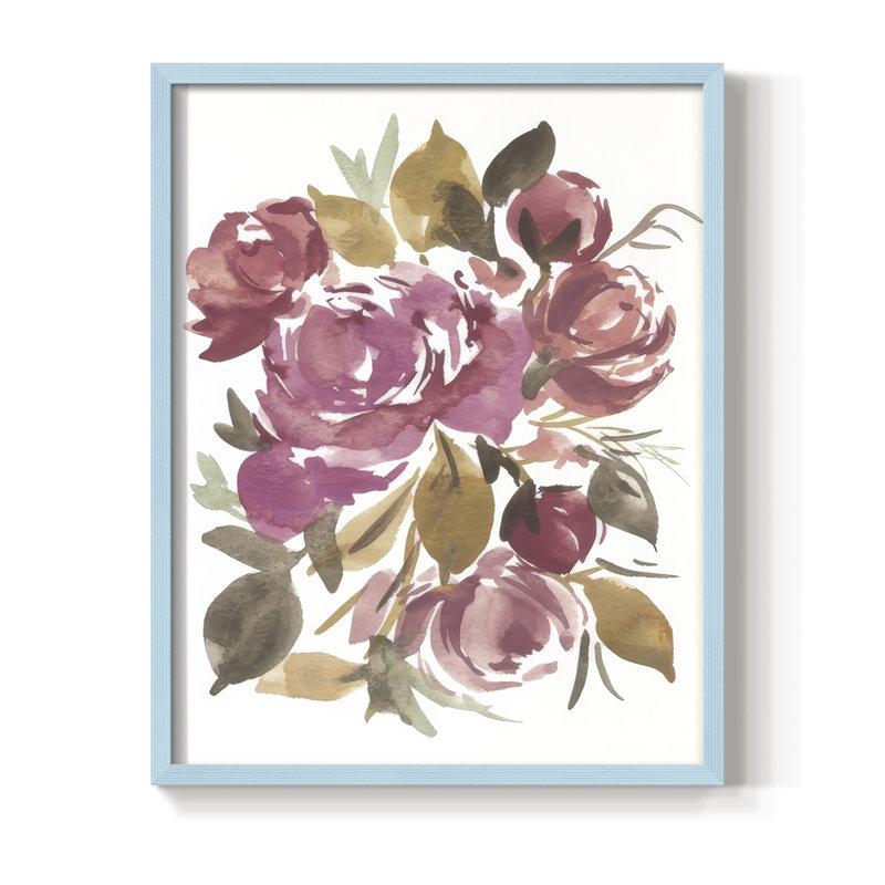 «Spring Fling Bouquet III», Bleu, H 15 po x l 12 po