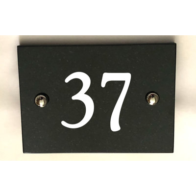 Brumby 10cm H Reflective Stone House Number