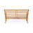 Leoul 58.75'' Wide Straight Acacia Loveseat with Cushions
