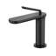 Robinet de lavabo vasque moderne à poignée simple 5 po de hauteur-128729981