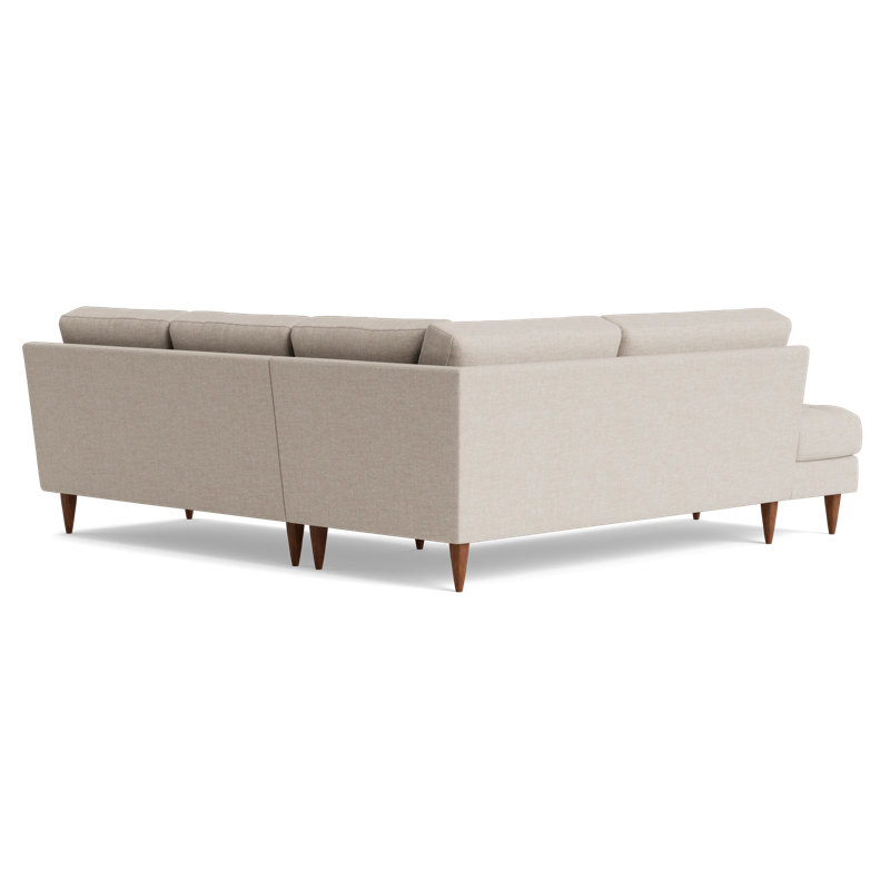 MCM Sectional, Left Hand Facing, Performance Weave - Natural
