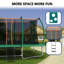 Trampoline carré 10X16ft-118610961