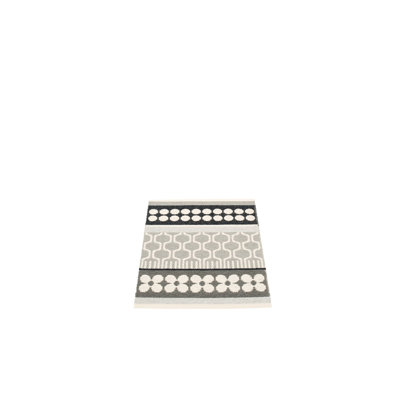 Asta Geometric Area Rug in Gray/Black/White