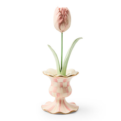 Rosy Garden Tulip In Vase