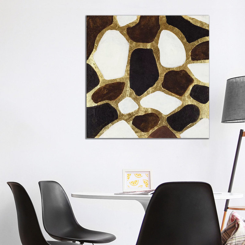 Giraffe Skin 1 Piece Wrapped Canvas Wall Art, 93.98 cm H x 93.98 cm W