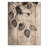 Black White Leaves Gentle Breeze II - Leaves Wood Wall Art - On Natural Pine Wood-99649714