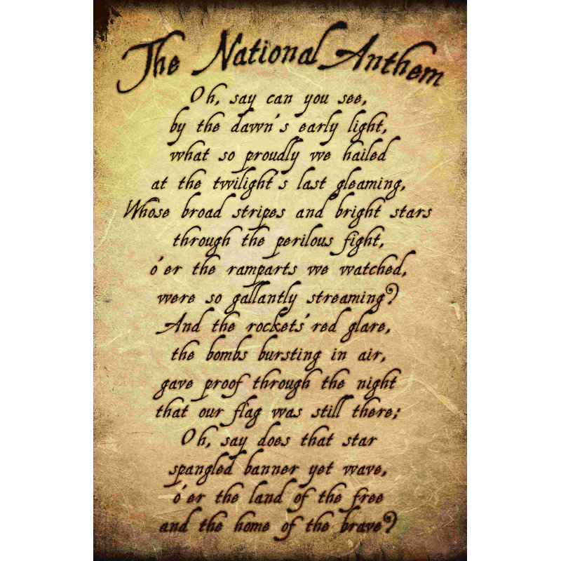 " Old Paper Anthem ", 36" H x 24" W  