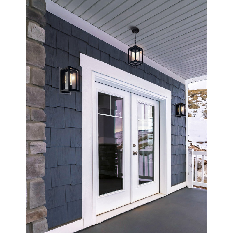 Ahan Classic Outdoor 1-Light Hanging Lantern for Patio, Garden, and Walkway