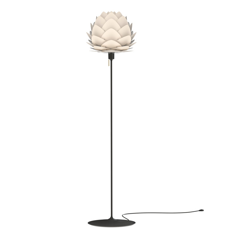 Aluvia 66.9'' Novelty Floor Lamp, Black, White