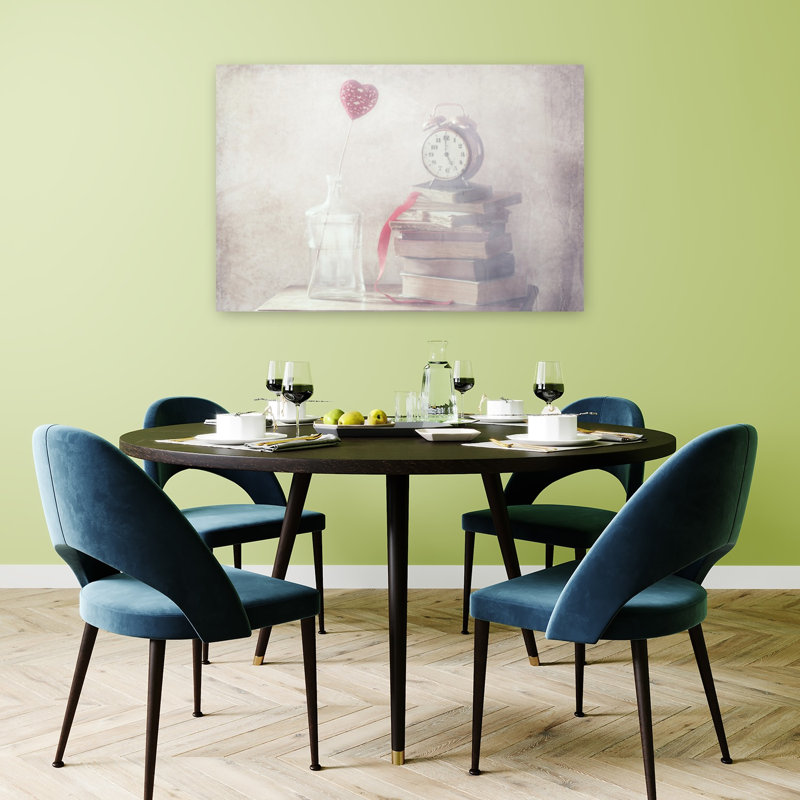 «Dreamy Love Time», impression d'art romantique rétro, H 32 po x l 48 po