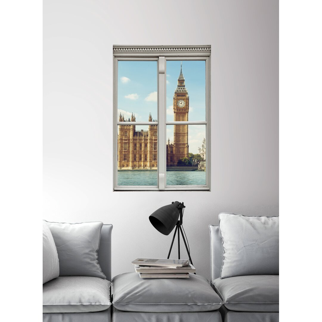 Wandtattoo Fenster hoch Big Ben