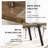 70.9'' Wood Dining Table in Walnut