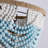Amy-Leigh 8 - Light Wood Tiered Chandelier
