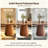 Solid Wood Walnut Round Desktop Pedestal Kitchen Table Holguin-2056622559