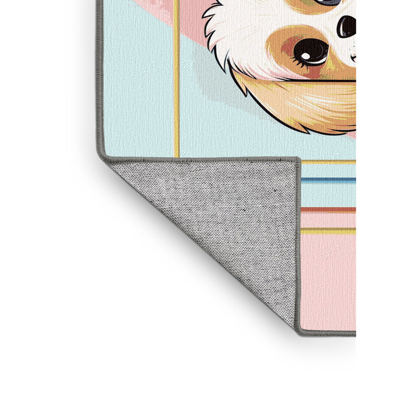Tapis pour enfants mignons lavables Dakota Fields, Rectangulaire 2 pi x 3 pi