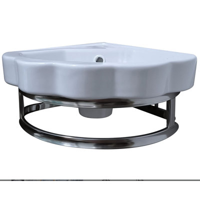 QieRao 15.3 " Ceramic Specialty Bathroom Sink and Overflow Hole