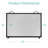 Cassiano 38x27in Single Panel Fireplace Screen Handcrafted Steel Mesh Spark Guard w/ Handles-495290102