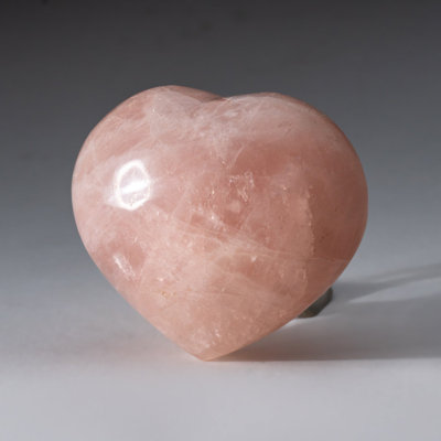 Rose Quartz Heart Cloche (0.99 Lbs)