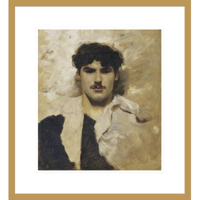 Tête d'un mannequin par John Singer Sargent - impression giclée encadrée
