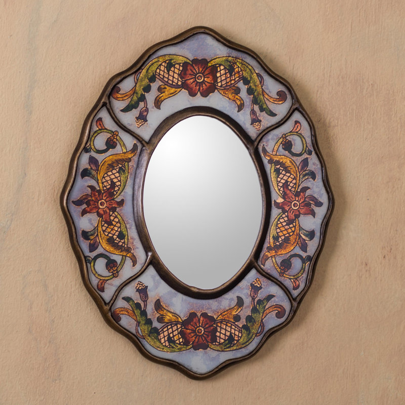 Umaiza Flat Mirror, White