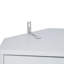 Multi-Functional Corner Cabinet Tall Bathroom Storage Cabinet With Two Doors And Adjustable Shelves, Open Shelf, Grey