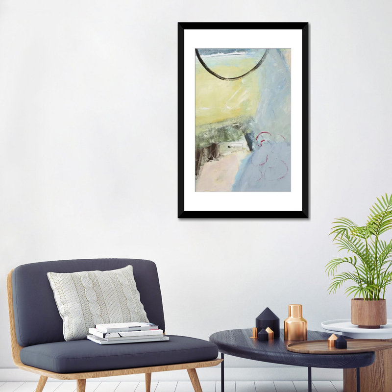 « spindrift », reproduction sur toile, H 3 po x l 24 po x P 16 po, Papier beaux-arts encadré noir, Blanc