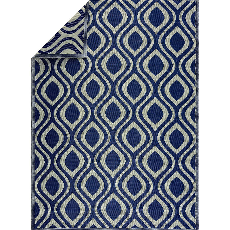 Tilford Damask Indoor / Outdoor Rug, Rectangle 6' x 9'