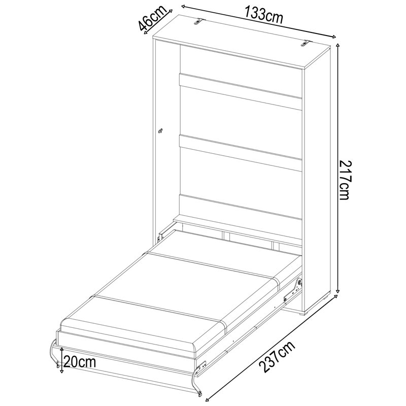 Cotulla Daybed, European Small Double (120 x 200cm)