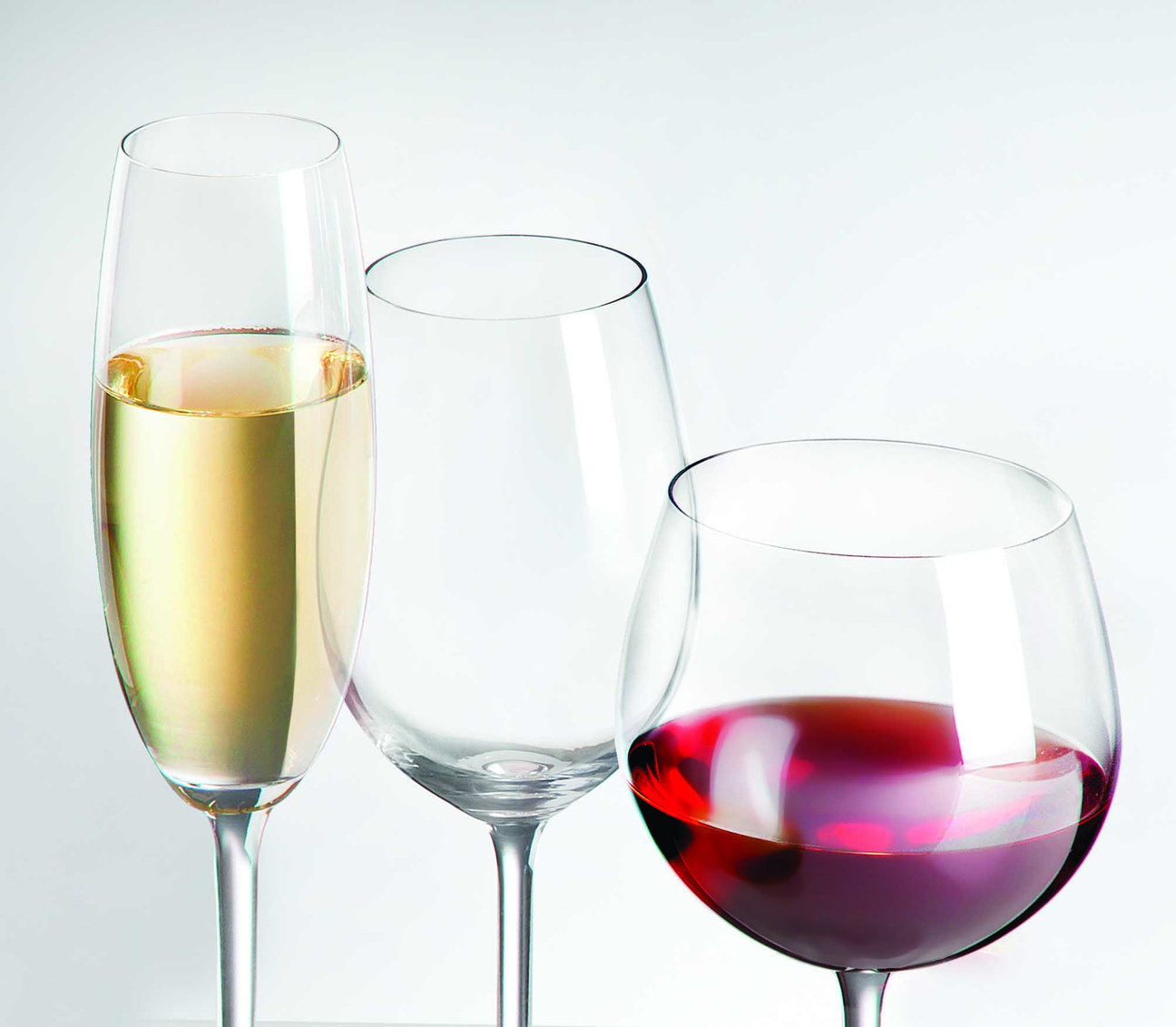 Meridian Crystal Wine Glass, Clear