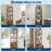 Tall Corner Shelf Stand, 5-Tier Corner Storage Cabinet, Space-Saving Display Bookshelf for Living Room, Bedroom, Bathroom, Office-2138659903