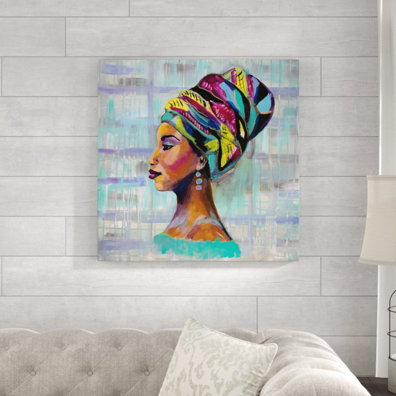 Fierce by Jeanette Vertentes - Wrapped Canvas Painting, 76cm H x 76cm W