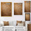 Gwyndaf Gold Maze sur impression sur toile-88528810-88528816