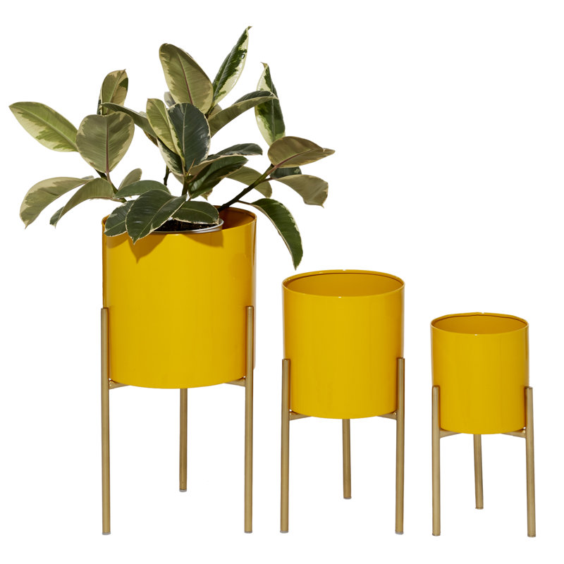 Pot de fleurs Persinger, Jaune