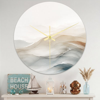 Horloge murale en verre